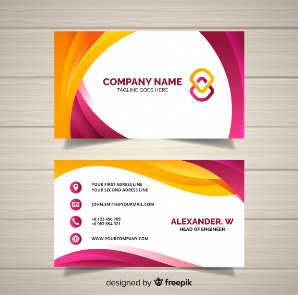 Contoh Kartu Nama - Modern Business Card Designs Contoh Kartu Nama - Modern Business Card Designs