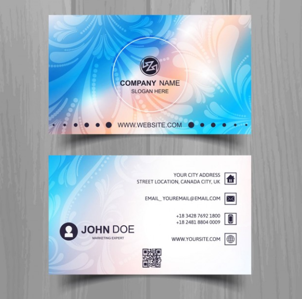 Kartu Nama - Beautiful Business Card With Color Effects Kartu Nama - Beautiful Business Card With Color Effects