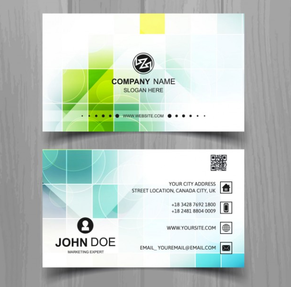 Template Kartu nama - Modern Business Card Squares Template Kartu nama - Modern Business Card Squares