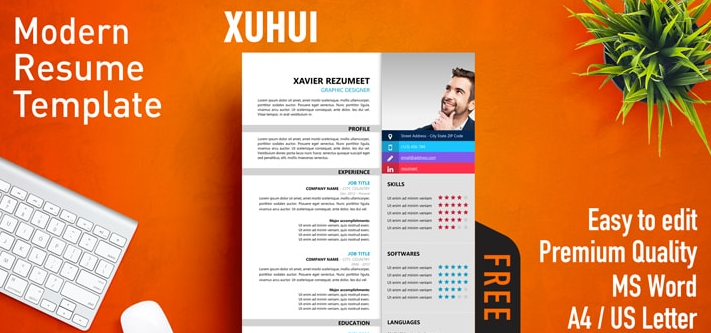 Contoh CV template Word yang ketiga adalah Xuhui Contoh CV template Word yang ketiga adalah Xuhui
