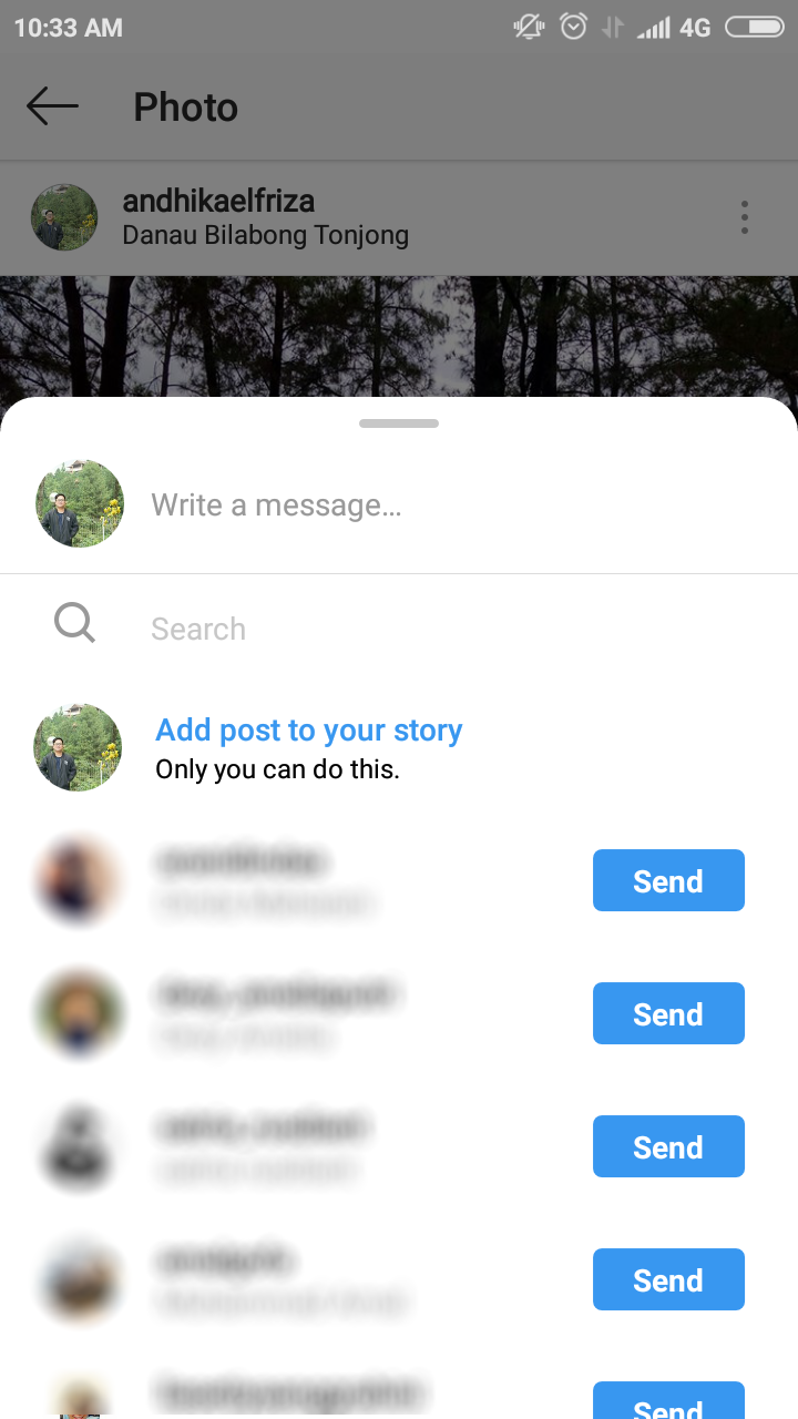 Kirim Postingan Instagram ke Story Kirim Postingan Instagram ke Story