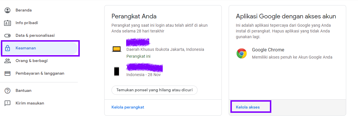 Menghapus aplikasi pihak ketiga di akun google Menghapus aplikasi pihak ketiga di akun google