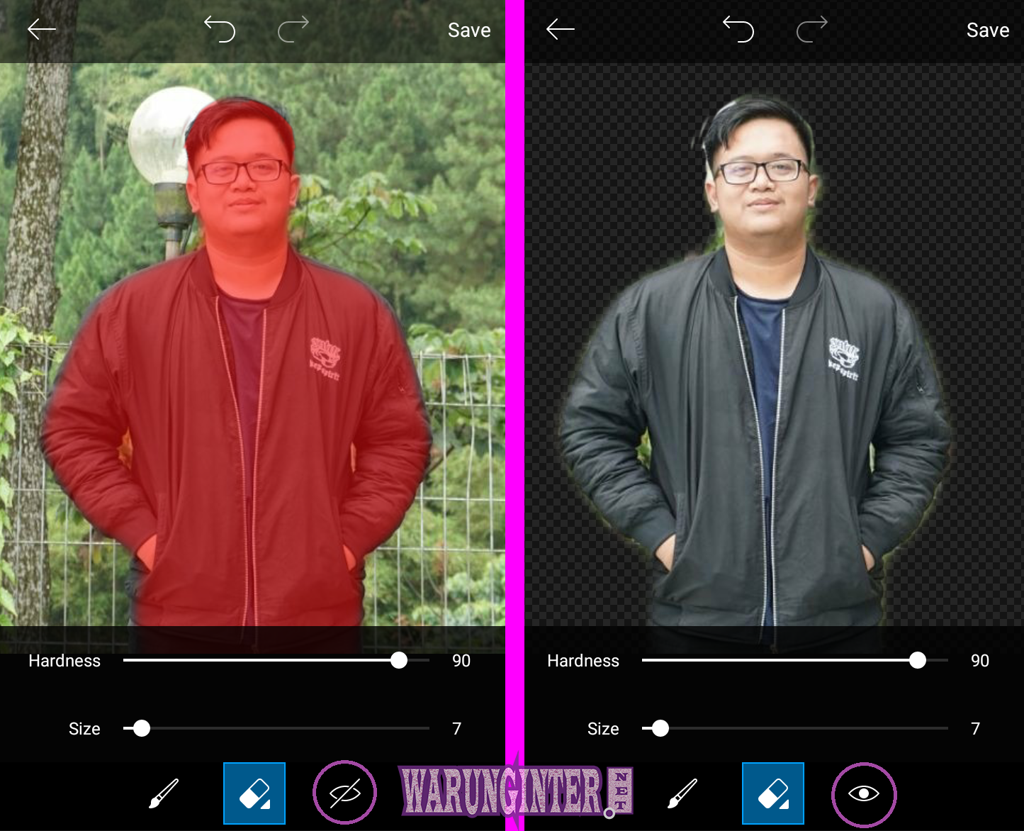 Rapikan Seleksi di Picsart Rapikan Seleksi di Picsart