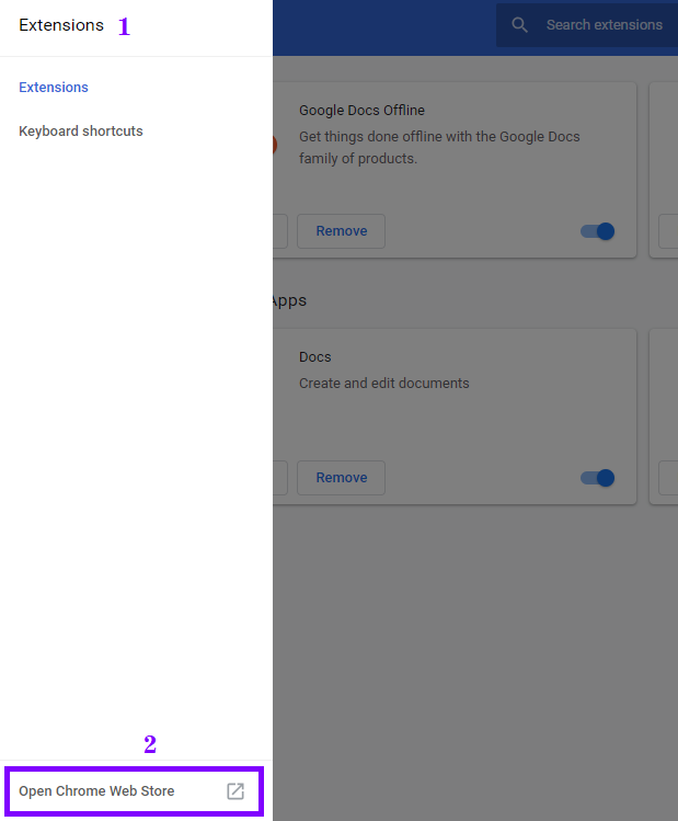Tambah Extensions di Google Chrome Tambah Extensions di Google Chrome