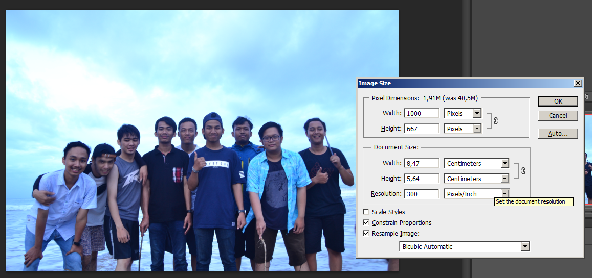 Atur ukuran Gambar di Photoshop Atur ukuran Gambar di Photoshop