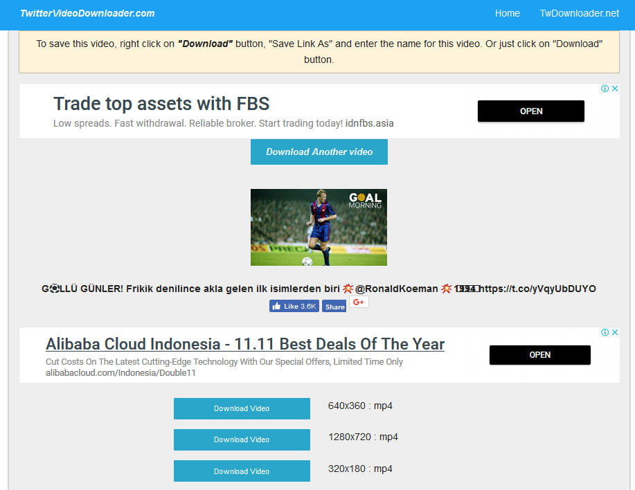 Download Video di Twitter Download Video di Twitter