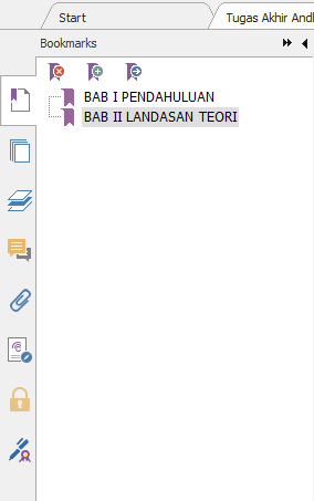 hasil membuat Bookmark dari File PDF yang Sudah Dibuat hasil membuat Bookmark dari File PDF yang Sudah Dibuat